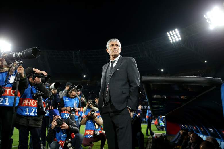 Quique Setién entrenador del FC Barcelona