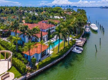 Espectacular mansión de la cantante Cher en Miami Beach está valorada en $22 millones