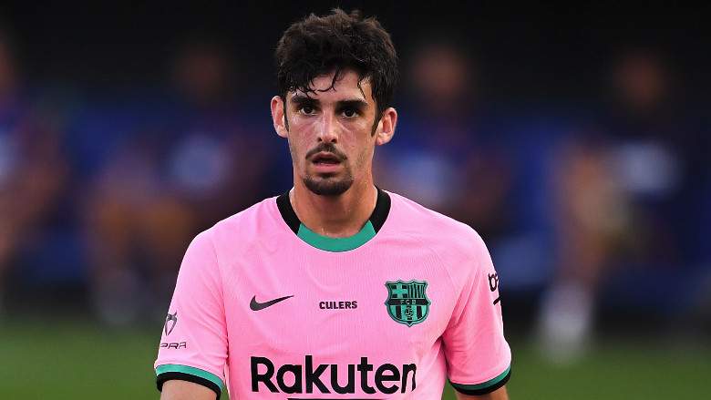 Trincão, delantero del FC Barcelona.