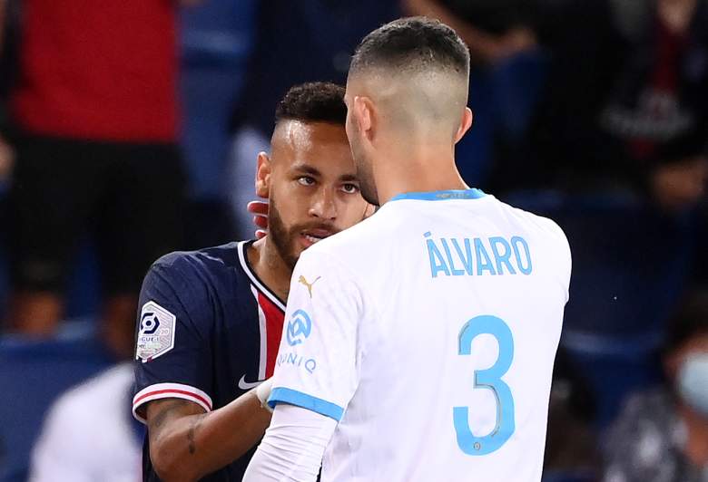 Neymar Jr y Álvaro González