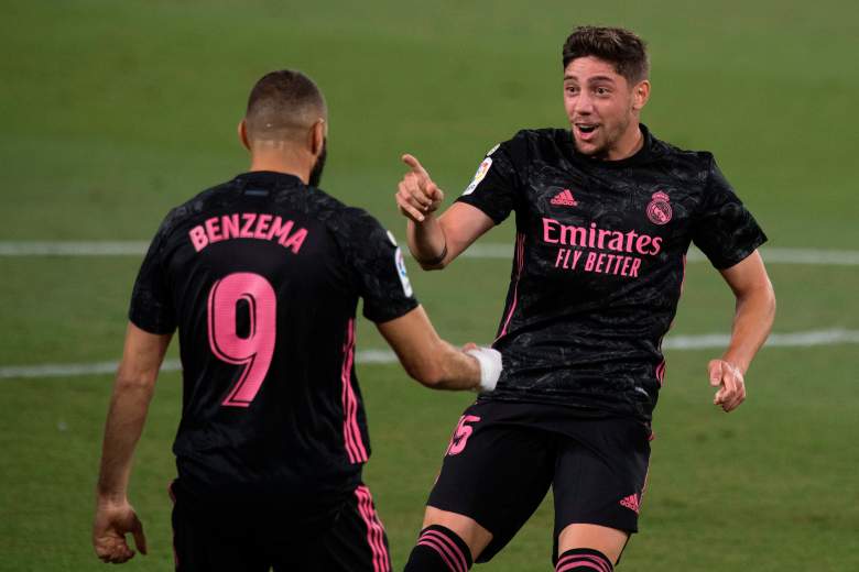 Karim Benzema y Federico Valverde