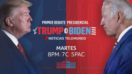 Primer debate presidencial 2020 por Telemundo en vivo: Hora y cómo ver el debate en Español?