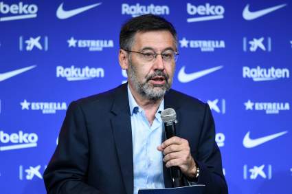 Bartomeu culpa a la Generalitat en su discurso  final por no apoyar a su mandato