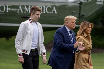 El hijo menor de Trump se contagió de Covid-19: ¿Cómo está Barron Trump?