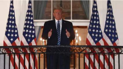 Video de Trump con ‘dificultad para respirar’ ante las cámaras se vuelve viral. Míralo aquí.