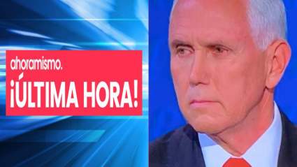 [VIDEO]: El ojo rojo de Mike Pence causa alboroto durante debate vicepresidencial