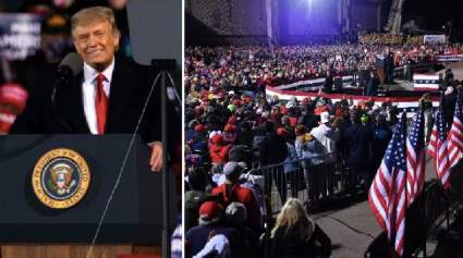 [IMAGÉNES]: ¿Cuántos asistieron al mitin de Trump en Minnesota?