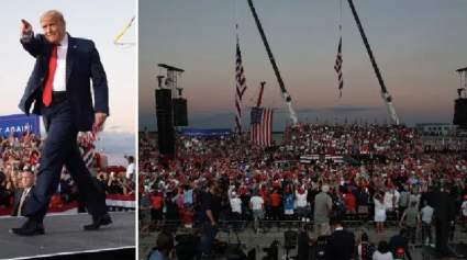 [IMAGENES]: ¿Cuántas personas asistieron al mitin de Trump en Sanford, FL? Mira aquí.