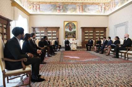 El Papa Francisco se reune con jugadores de la NBA ¿de qué hablaron?