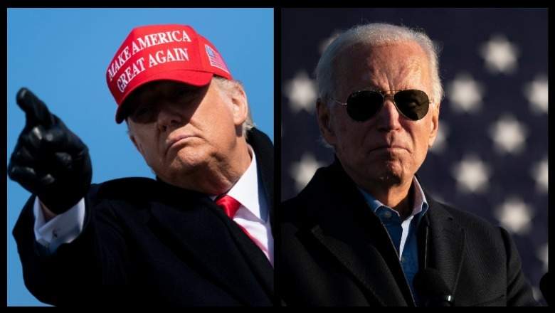 Trump y Biden se enfrentan en las elecciones.