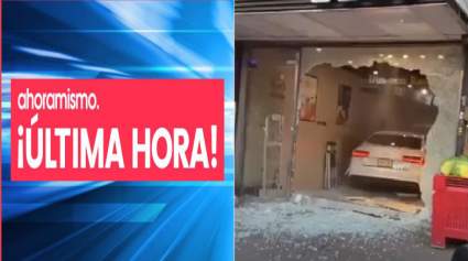 [VIDEO] Carro se estrella contra panadería en Nueva York tras pelea por estacionamiento. ¿Hay heridos?