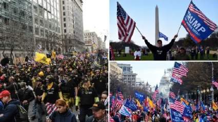 [FOTOS] ¿Cuántas personas asistieron a la marcha Trump MAGA en Washington D.C. el sábado?
