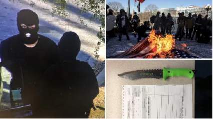 Estallan disturbios Antifa el Día de Inauguración en Portland, Seattle y Denver
