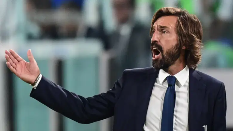 El entrenador de la Juventus, Andrea Pirlo