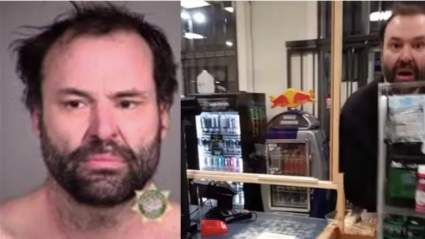 [VIDEO]: Hombre racista en Oregón destroza tienda en ataque anti-musulmán