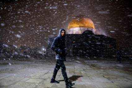 Tormenta de nieve en Jerusalén, Israel, deja al menos un muerto – Fotos y Videos