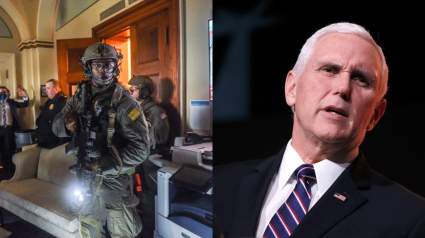 [VIDEO] Imágenes inéditas del asalto al Capitolio: así era salvado Mike Pence