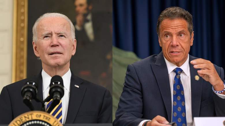 Joe Biden y Andrew Cuomo