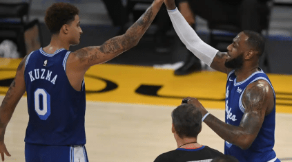 Kyle Kuzma habla con autoridad sobre LeBron James ¿qué dijo?
