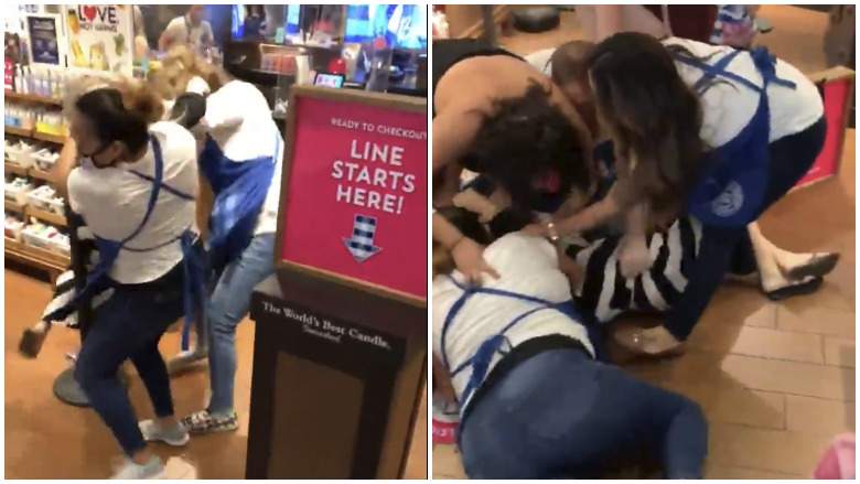 Pelea en Bath and Body Works se vuelve viral