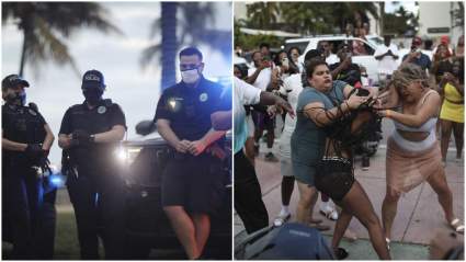 Videos de turistas salvajes en Miami Beach en “spring break” se hacen virales