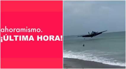 Avión de Segunda Guerra Mundial aterriza de emergencia en Cocoa Beach – Videos