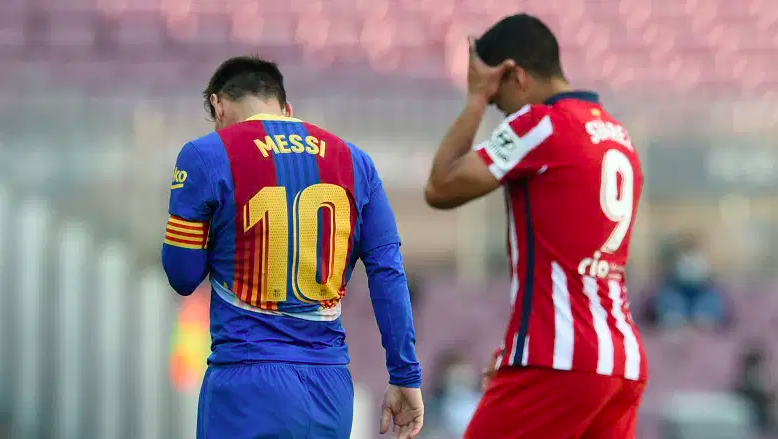 Lionel Messi y Luis Suárez