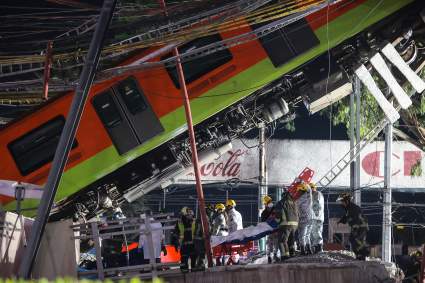 Se desploma tren en metro de Ciudad de México: 23 muertos y 70 heridos: [Videos]