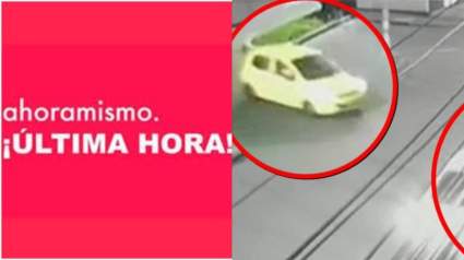 Colombia: mujer se arroja de taxi para evitar ser violada: [VIDEO]