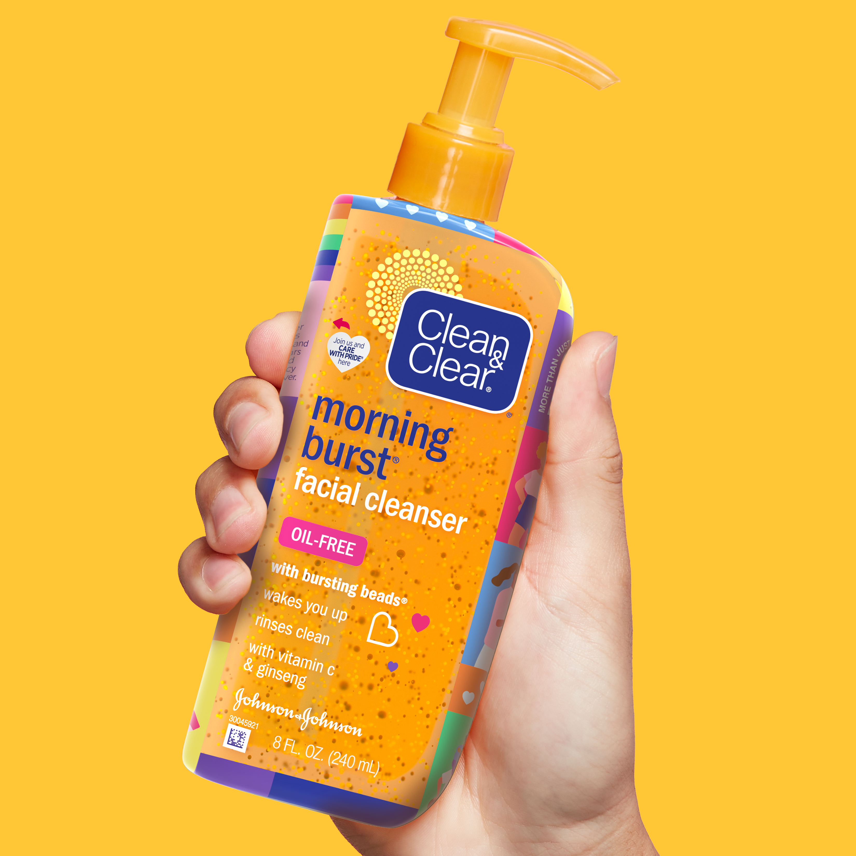 Limpiador Care with Pride Morning Burst Facial Cleanser.