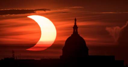 Así se vio el eclipse solar anular “Anillo de fuego”: [IMÁGENES]