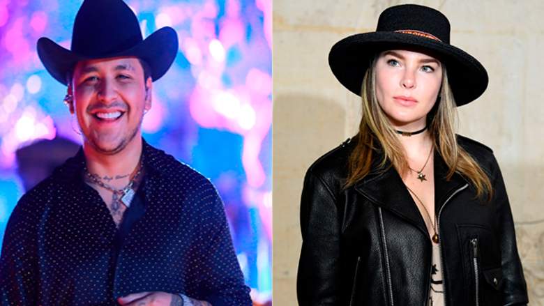 Belinda se sube al escenario en el concierto de Christian Nodal - VIDEO