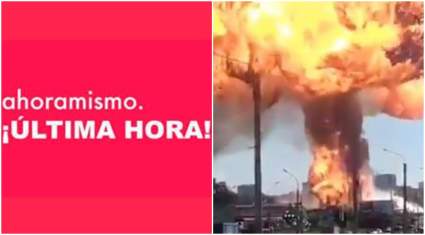 Explosión impactante en una gasolinera de Rusia deja más de 20 heridos [VIDEOS]