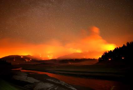 California: dos incendios forestales se expanden en Siskiyou: [IMÁGENES]
