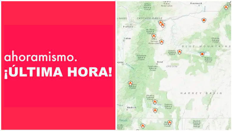 Incendios Oregon cerca de mí