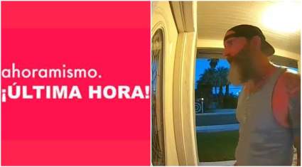 Hombre amenaza de muerte a mujer y es filmado por cámara de seguridad  – VIDEO