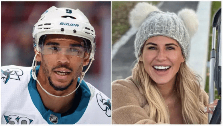 Evander Kane y su ex esposa Anna Kane