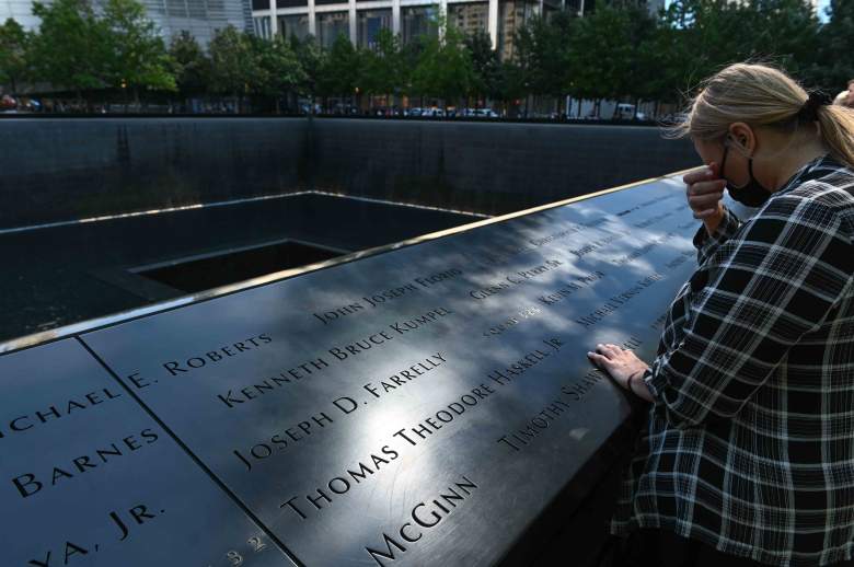 Memorial Nacional del 11 de septiembre en Nueva York el 10 de septiembre de 2021, un día antes de que Estados Unidos conmemore el día 20.