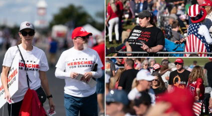 IMÁGENES: ¿Cuántas personas asistieron el mitin de Trump en Georgia?