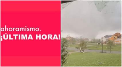 Devastador: Hombre de Nueva Jersey filma tornado que destroza su casa – Video