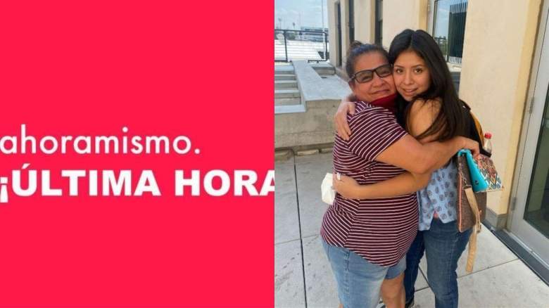 Madre se reencuentra con su hija