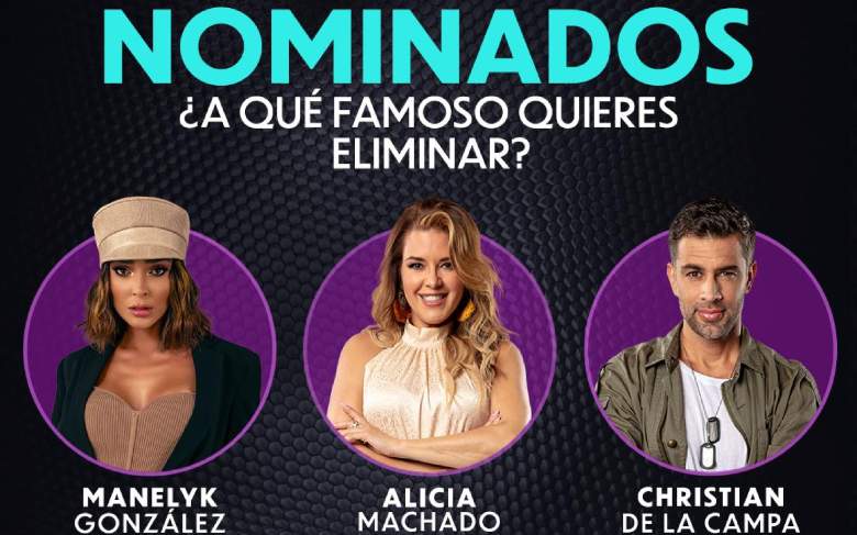 "La Casa de los Famosos": Nominados - 22 de octubre: ¿Cómo votar?