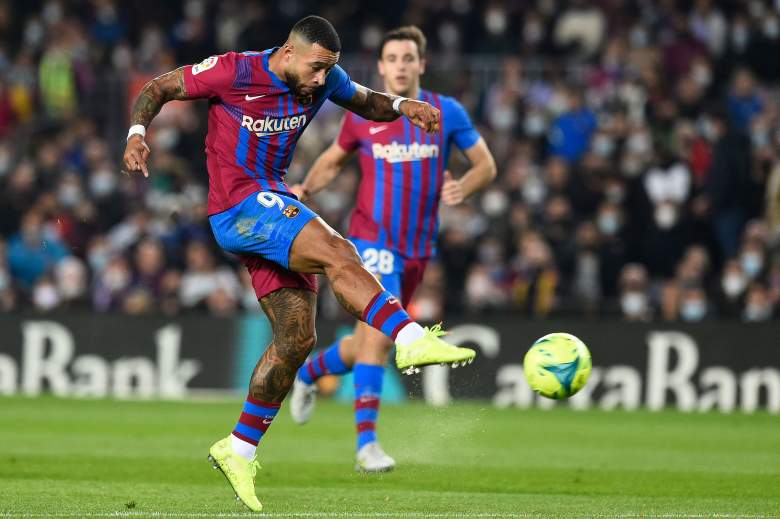 El delantero holandés del Barcelona Memphis Depay