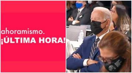 ¿Joe Biden durmió en la cumbre de Cambio Climático? Video viral lo deja mal parado