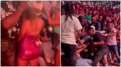 Dos mujeres se pelean en concierto de Rauw – VIDEO