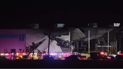 [VIDEO] Tornado devasta centro de almacenaje de Amazon en Edwardsville: ¿Cómo ocurrió?