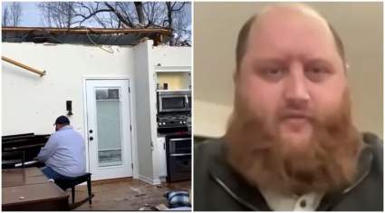 Tornados en Kentucky: hombre desolado toca el piano en su casa destruida – Video