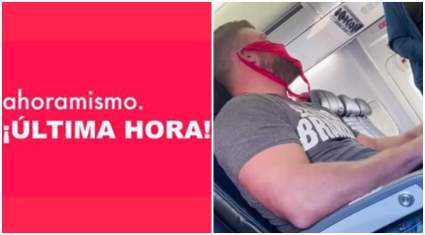 Hombre de Florida expulsado de un vuelo por usar una tanga como tapabocas – Video
