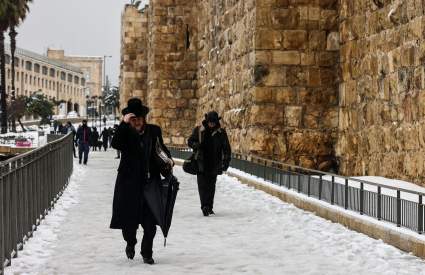 Jerusalén: Impactante nevada cubre las calles de nieve – FOTOS