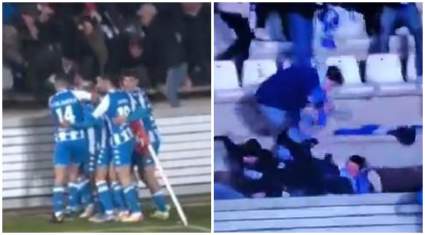 España: Desplome de grada aplasta a fanáticos de Deportivo La Coruña – Videos